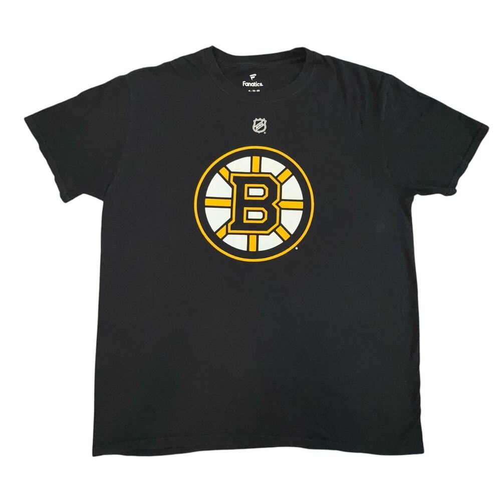 NHL Men's Boston Bruins Patrice Bergeron #37 Black Player T-Shirt Sz XL